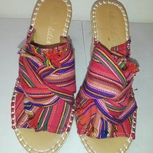 Altar'd State Hesper Colorful Wedge Size 8.5